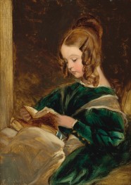 Lady Rachel Russell Reading a Book | Landseer | Painting Reproduction