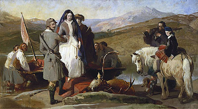 Queen Victoria Landing at Loch Muick | Landseer | Painting Reproduction