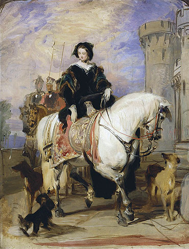 Queen Victoria on Horseback, c.1838 | Landseer