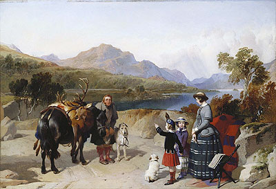 Queen Victoria at Loch Laggan, 1847 | Landseer | Painting Reproduction