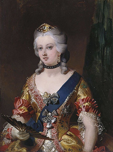 Queen Victoria in Fancy Dress, 1845 | Landseer | Painting Reproduction