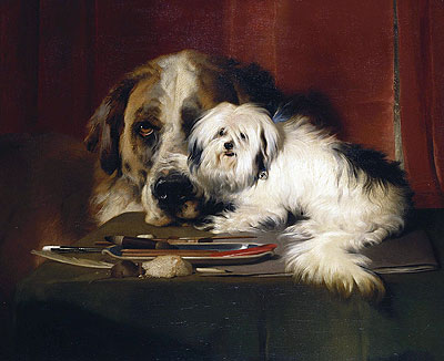Frage | Landseer | Gemälde Reproduktion