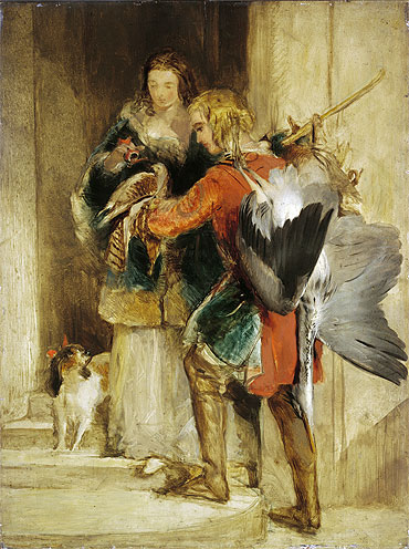 Der Falke | Landseer | Gemälde Reproduktion
