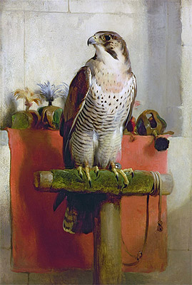 Falcon, 1837 by Landseer | Painting Reproduction
