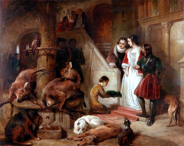 Bolton Court in Olden Times | Landseer | Painting Reproduction