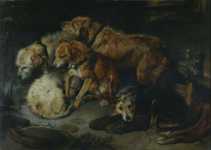 A Fireside Party, 1829 | Landseer