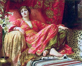 Leila (Passion), 1892 by Frank Dicksee | Painting Reproduction