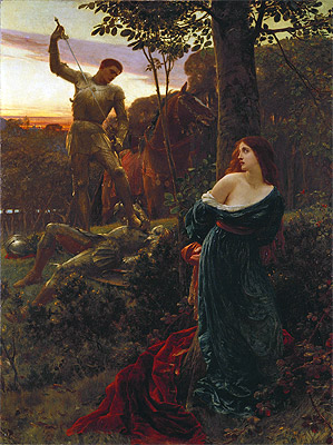 Chivalry, 1885 | Frank Dicksee | Gemälde Reproduktion