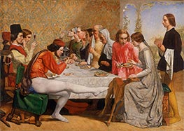 Lorenzo und Isabella, 1849 von Millais | Gemälde-Reproduktion