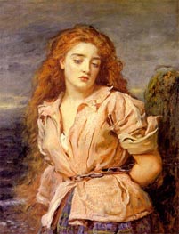 The Matyr of the Solway, 1871 by Millais | Painting Reproduction