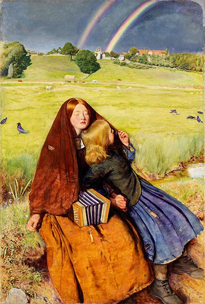 The Blind Girl, c.1854/56 | Millais | Painting Reproduction