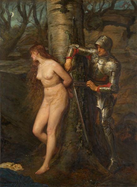 The Knight Errant, 1870 | Millais | Gemälde Reproduktion