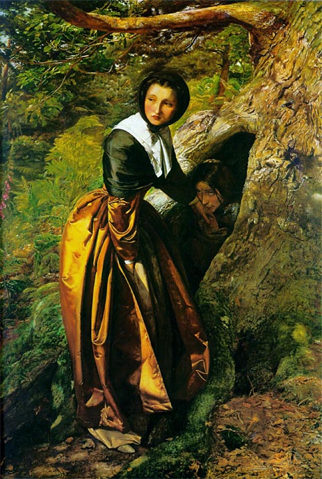 Der verbotene Royalist 1651, 1853 | Millais | Gemälde Reproduktion