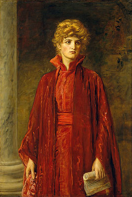 Portia (Kate Dolan), 1886 | Millais | Gemälde Reproduktion