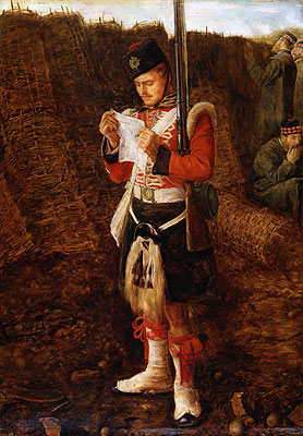 News from Home | Millais | Painting Reproduction