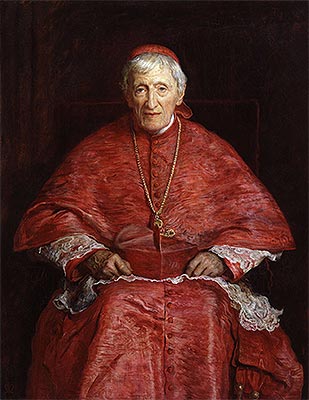 Portrait of John Henry Newman | Millais | Painting Reproduction