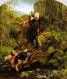 The Bluidie Tryst, 1855 von Joseph Noel Paton | Gemälde-Reproduktion