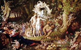 The Reconciliation of Oberon and Titania, 1847 by Joseph Noel Paton | Painting Reproduction