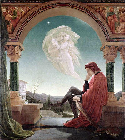 Dante's Dream, from the 'Divine Comedy', undated | Joseph Noel Paton | Painting Reproduction