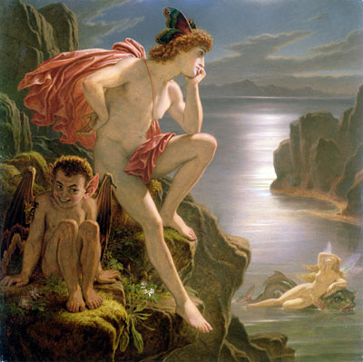 Oberon and the Mermaid, n.d. by Joseph Noel Paton | Painting Reproduction