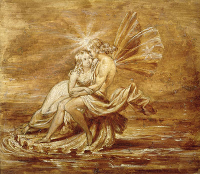 Fairies on a Shell, undated | Joseph Noel Paton | Gemälde Reproduktion