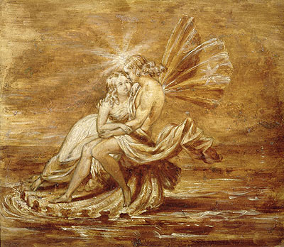 Fairies on a Shell, n.d. by Joseph Noel Paton | Painting Reproduction