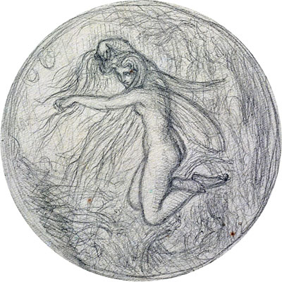 Study of a Fairy, n.d. by Joseph Noel Paton | Painting Reproduction