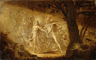The Quarrel of Oberon and Titania, c.1849 | Joseph Noel Paton | Painting Reproduction