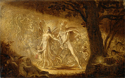 The Quarrel of Oberon and Titania, c.1849 by Joseph Noel Paton | Painting Reproduction