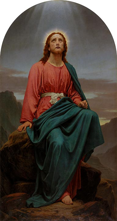 Der Mann der Sorgen, 1875 | Joseph Noel Paton | Gemälde Reproduktion