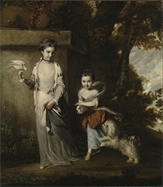 Portrait of the Ladies Amabel and Mary Jemima Yorke | Reynolds | Gemälde Reproduktion