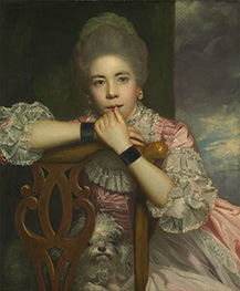Mrs. Abington as Miss Prue in Love for Love | Reynolds | Gemälde Reproduktion