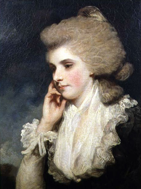Frances Countess of Lincoln, c.1781/8 by Reynolds | Painting Reproduction