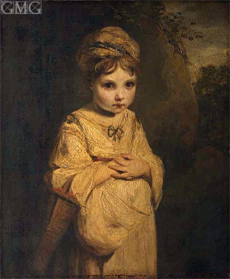 The Strawberry Girl, c.1772/73 by Reynolds | Painting Reproduction