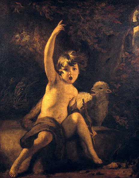 St John the Baptist in the Wilderness, c.1776 by Reynolds | Painting Reproduction