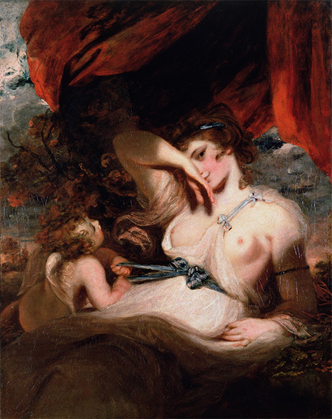 Cupid Untying the Zone of Venus, 1788 by Reynolds | Painting Reproduction