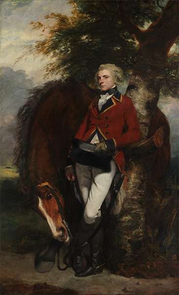 Captain George K. H. Coussmaker, 1782 | Reynolds | Gemälde Reproduktion