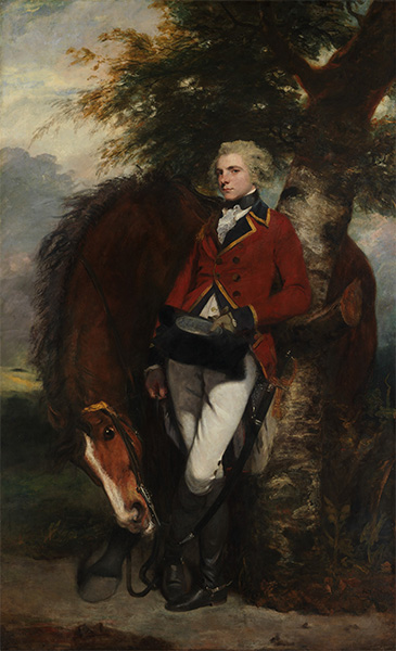 Captain George K. H. Coussmaker, 1782 by Reynolds | Painting Reproduction