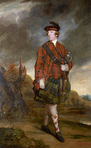 John Murray, 4th Earl of Dunmore, 1765 | Reynolds | Gemälde Reproduktion