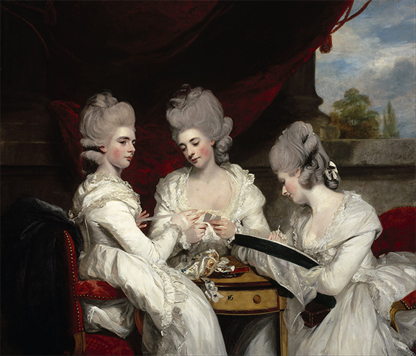 The Ladies Waldegrave, 1780 by Reynolds | Painting Reproduction