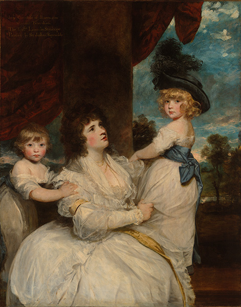 Jane Stanhope, Countess of Harrington, c.1786/87 | Reynolds | Painting Reproduction