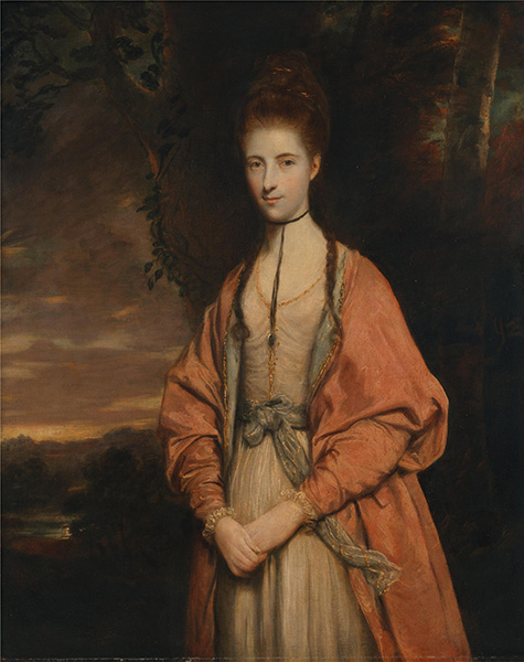 Anne Seymour Damer | Reynolds | Gemälde Reproduktion