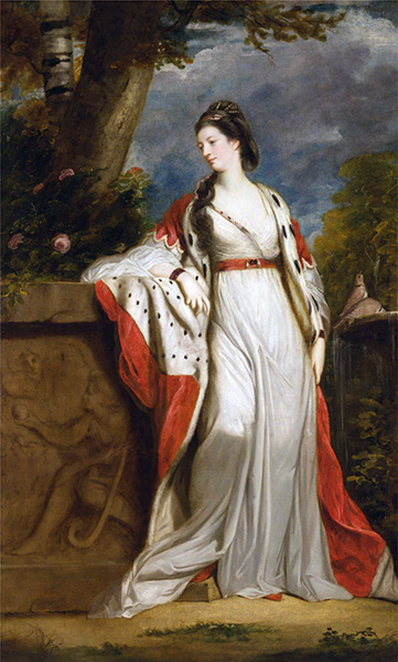 Elizabeth Gunning, Herzogin von Hamilton und Argyll | Reynolds | Gemälde Reproduktion