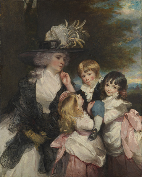 Lady Smith and Her Children, 1787 | Reynolds | Painting Reproduction