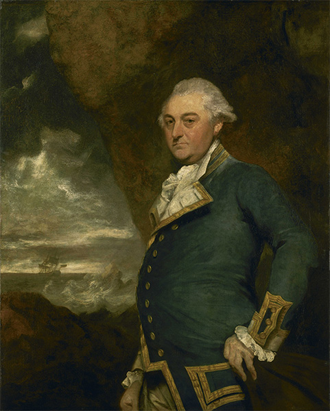 Captain John Gell, 1786 | Reynolds | Painting Reproduction
