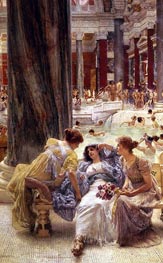 The Baths of Caracalla, 1899 by Alma-Tadema | Painting Reproduction