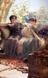 Unwelcome Confidence, 1895 by Alma-Tadema | Painting Reproduction