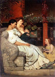 A Roman Family, undated von Alma-Tadema | Gemälde-Reproduktion