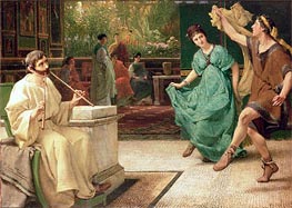 A Roman Dance, undated by Alma-Tadema | Painting Reproduction