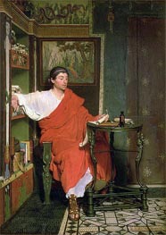 A Roman Scribe, undated by Alma-Tadema | Painting Reproduction